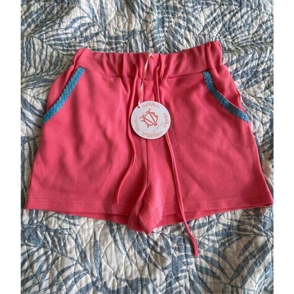 NWT Victoria Dunn Lounge ric rac shorts, XSm 70 E52 - Picture 1 of 5